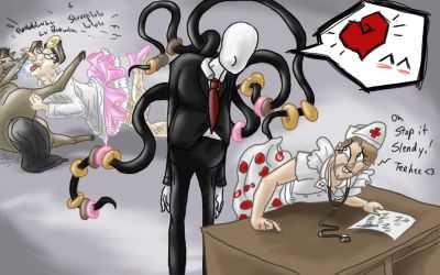 old gamemakerboy on X: The Slender (Im disappointed on how i drew