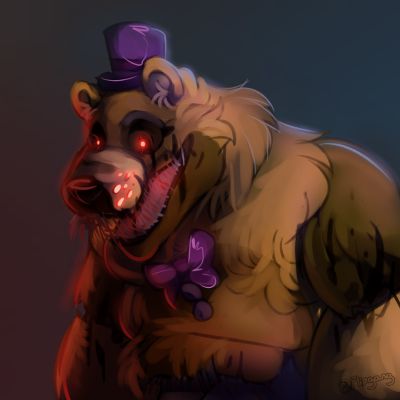 Nightmare Fredbear Sketch by FU-DO -- Fur Affinity [dot] net