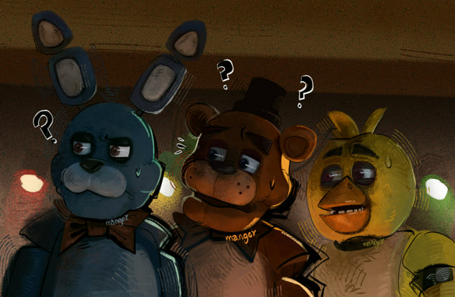 Spend a day at fnaf 1 (images not mine) - Quiz