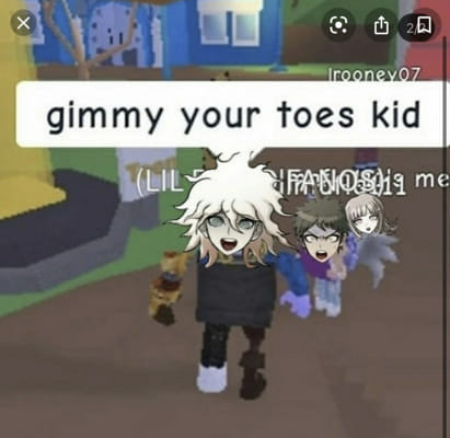 Here's your cursed roblox memes but danganronpa