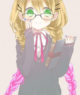 Glasses  Cute Nerdy Anime Girl Transparent PNG  900x474  Free Download  on NicePNG