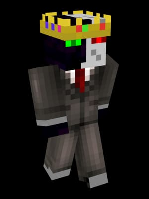 Dream With Technoblades crown Minecraft Skin