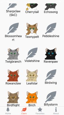 Medicine Cat Herbs-Warrior Cats Diagram