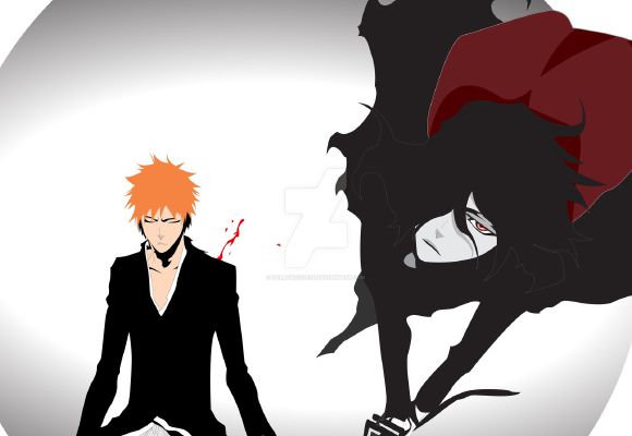 Ichigo Kurosaki & Hollow Ichigo vs. Zangetsu & Muramasa