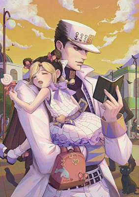 🦋• peaktaro kugoat on X: i simply love that jolyne has basically taken  over jotaro's pose now whilst jotaro just stands there   / X