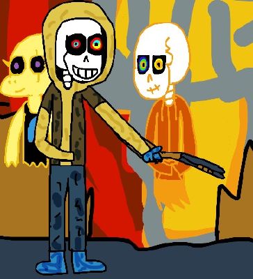 Horror Sans VS Insanity Sans Power Levels 